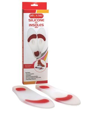 Silicone Gel Insole Red